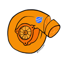 Load image into Gallery viewer, turbo orange sticker
